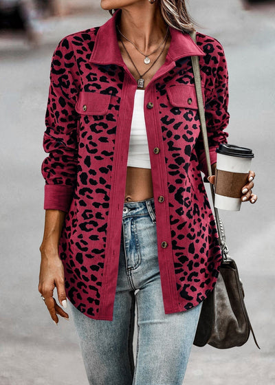 Gerlinde® | Chic women's jacket with leopard print