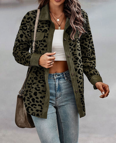 Gerlinde® | Chic women's jacket with leopard print