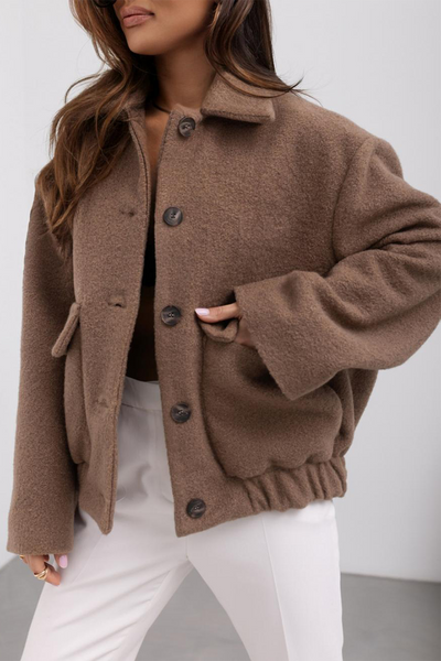 Franca® | Street Daily zip turn-down collar long sleeve two-piece suit