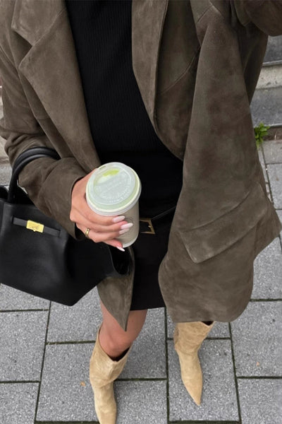 Gaby® | Casual street buttons turn-down collar outerwear