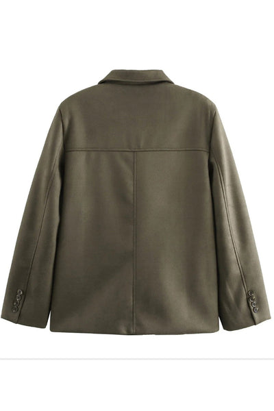 Gaby® | Casual street buttons turn-down collar outerwear
