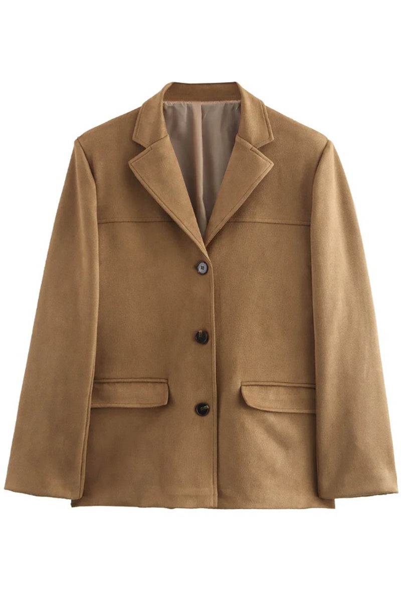 Gaby® | Casual street buttons turn-down collar outerwear
