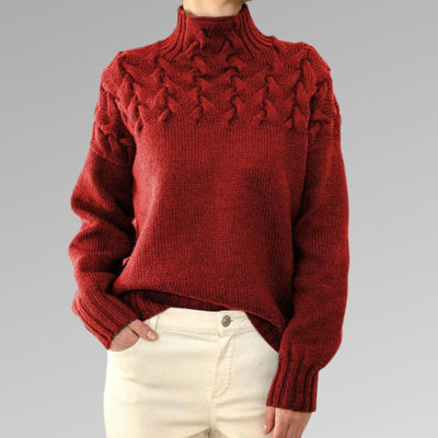 Lucy | Elegant Cable Sweater