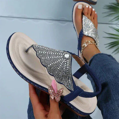 Trudi® | Orthopedic Sandals With Crystals