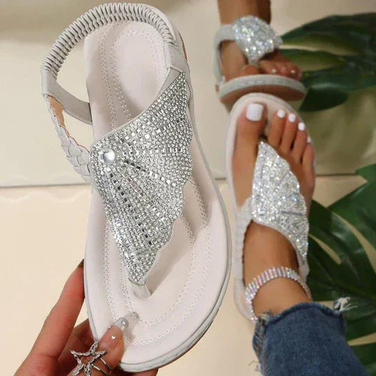 Trudi® | Orthopedic Sandals With Crystals