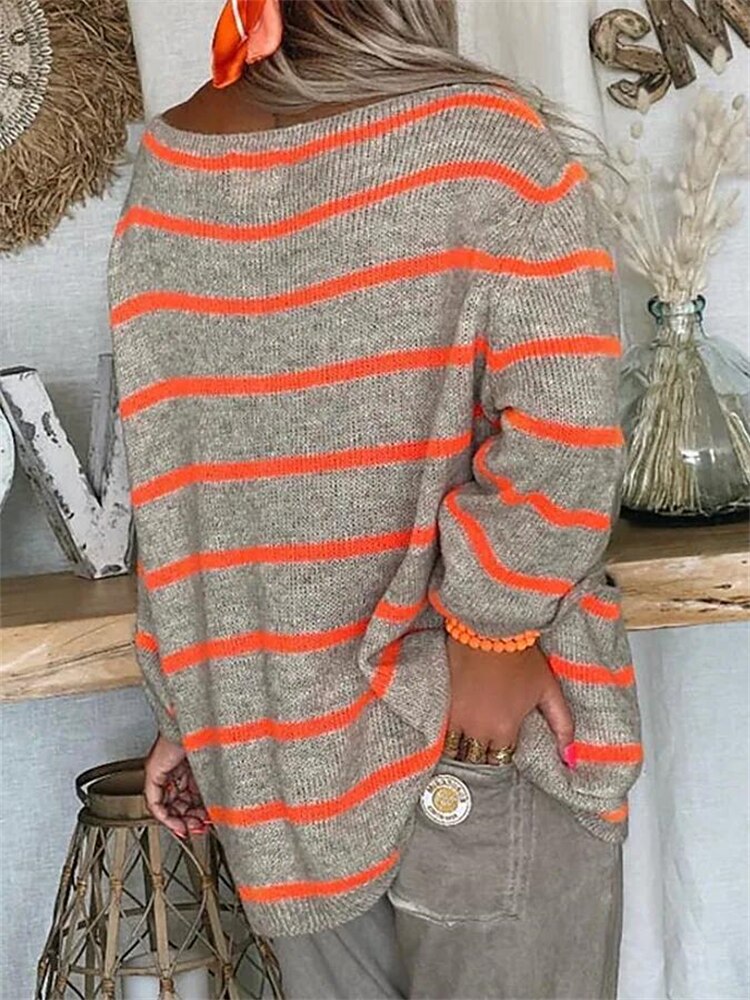 Martha | Elegant Striped Sweater