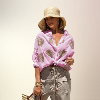 Gaby | Stylish Embroidered Shirt