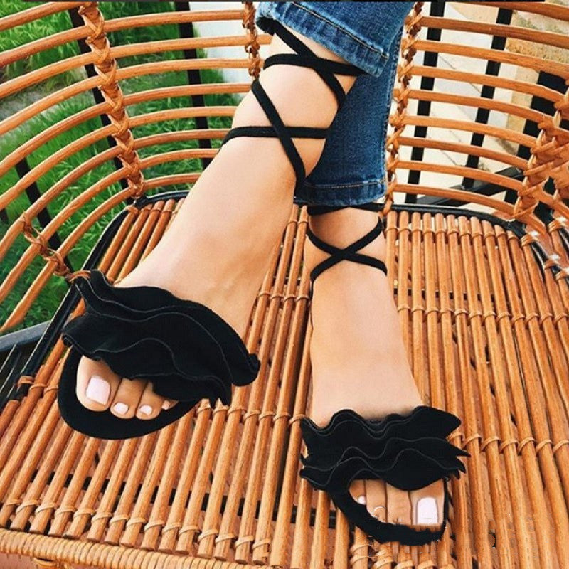 Sheila® | Flower Flat Sandals Women Sandals
