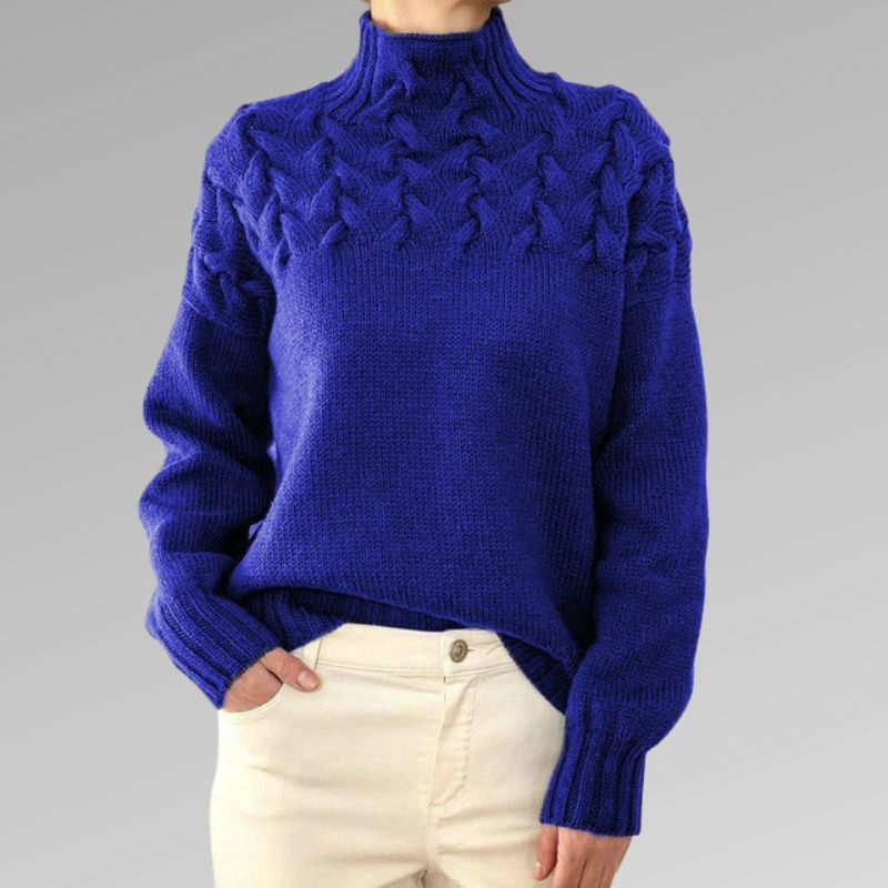 Lucy | Elegant Cable Sweater
