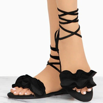 Sheila® | Flower Flat Sandals Women Sandals