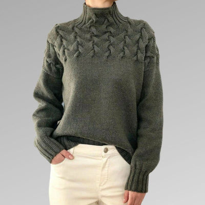 Lucy | Elegant Cable Sweater