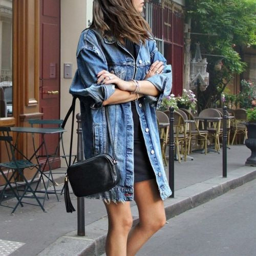 Camila® | Long denim jacket for women