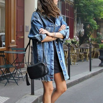 Camila® | Long denim jacket for women