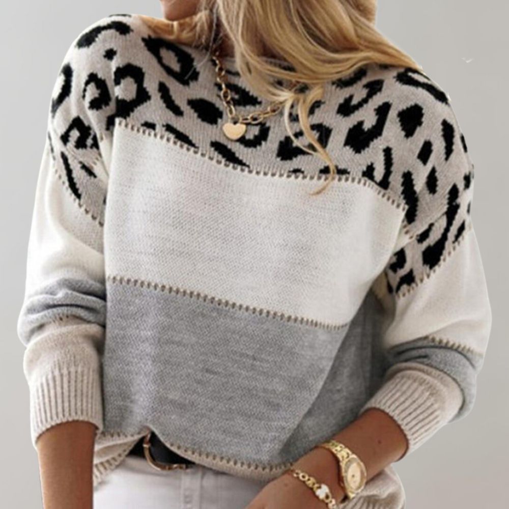 Addison | Trendy and Comfortable Leopard Sweater