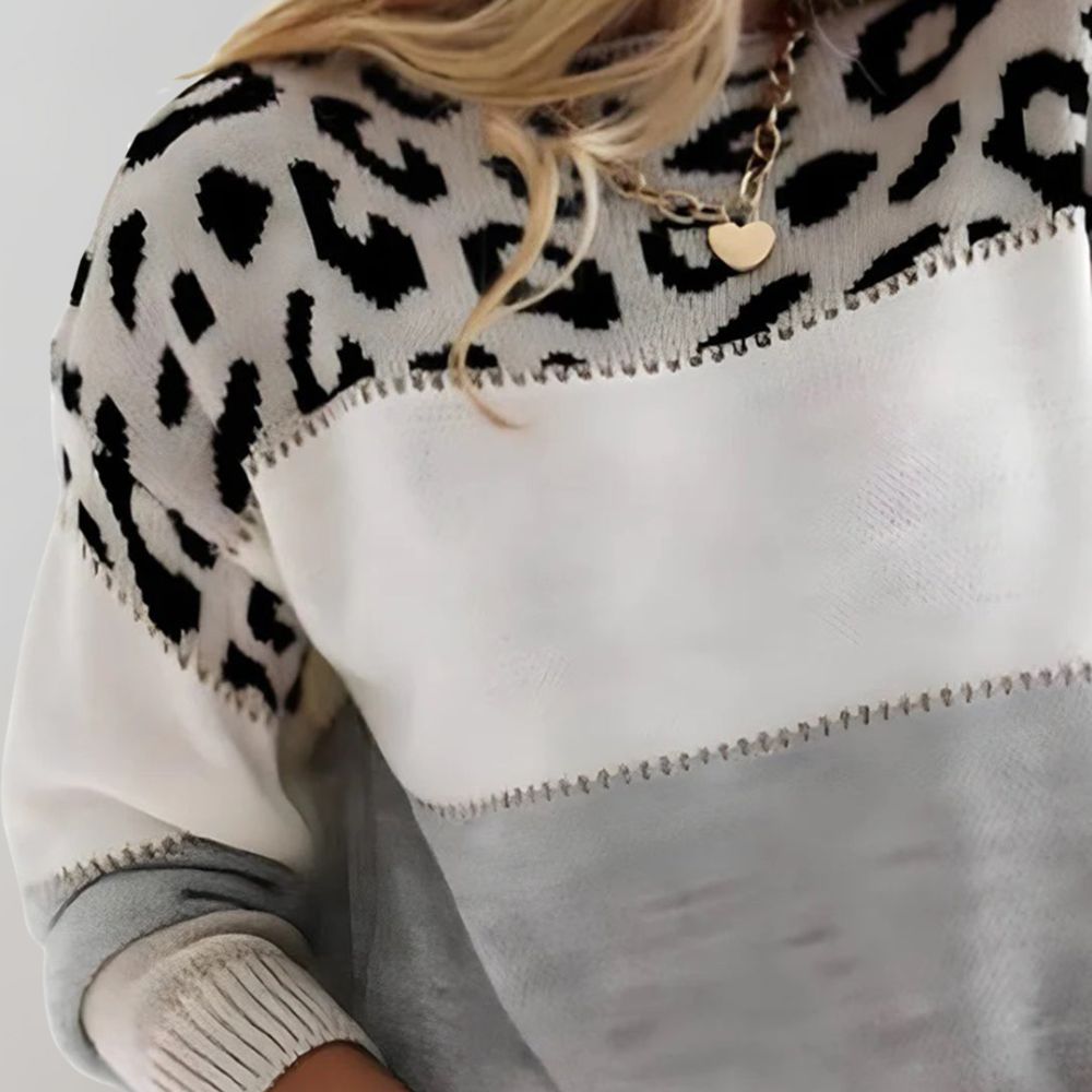 Addison | Trendy and Comfortable Leopard Sweater