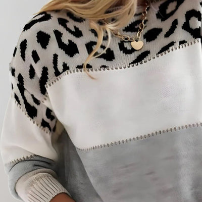 Addison | Trendy and Comfortable Leopard Sweater