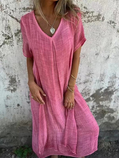 Ria™ | Comfortable Dress with V-Neck