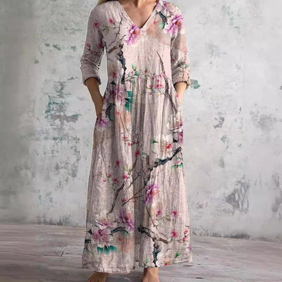 Fiona | Comfortable Summer Floral Dress