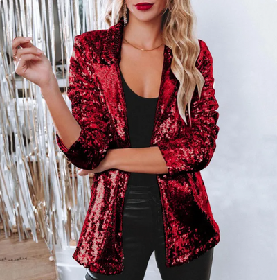 Victoria® | Heidi sequin blazer