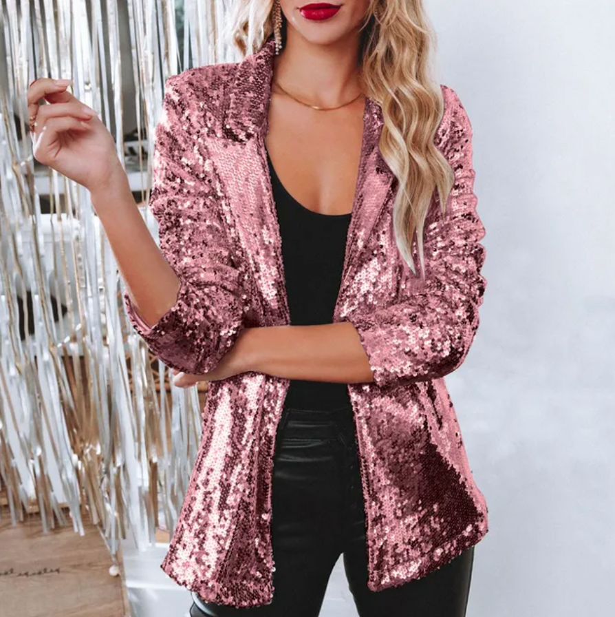 Victoria® | Heidi sequin blazer