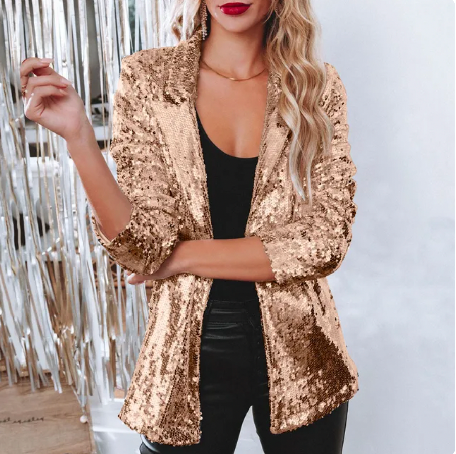 Victoria® | Heidi sequin blazer