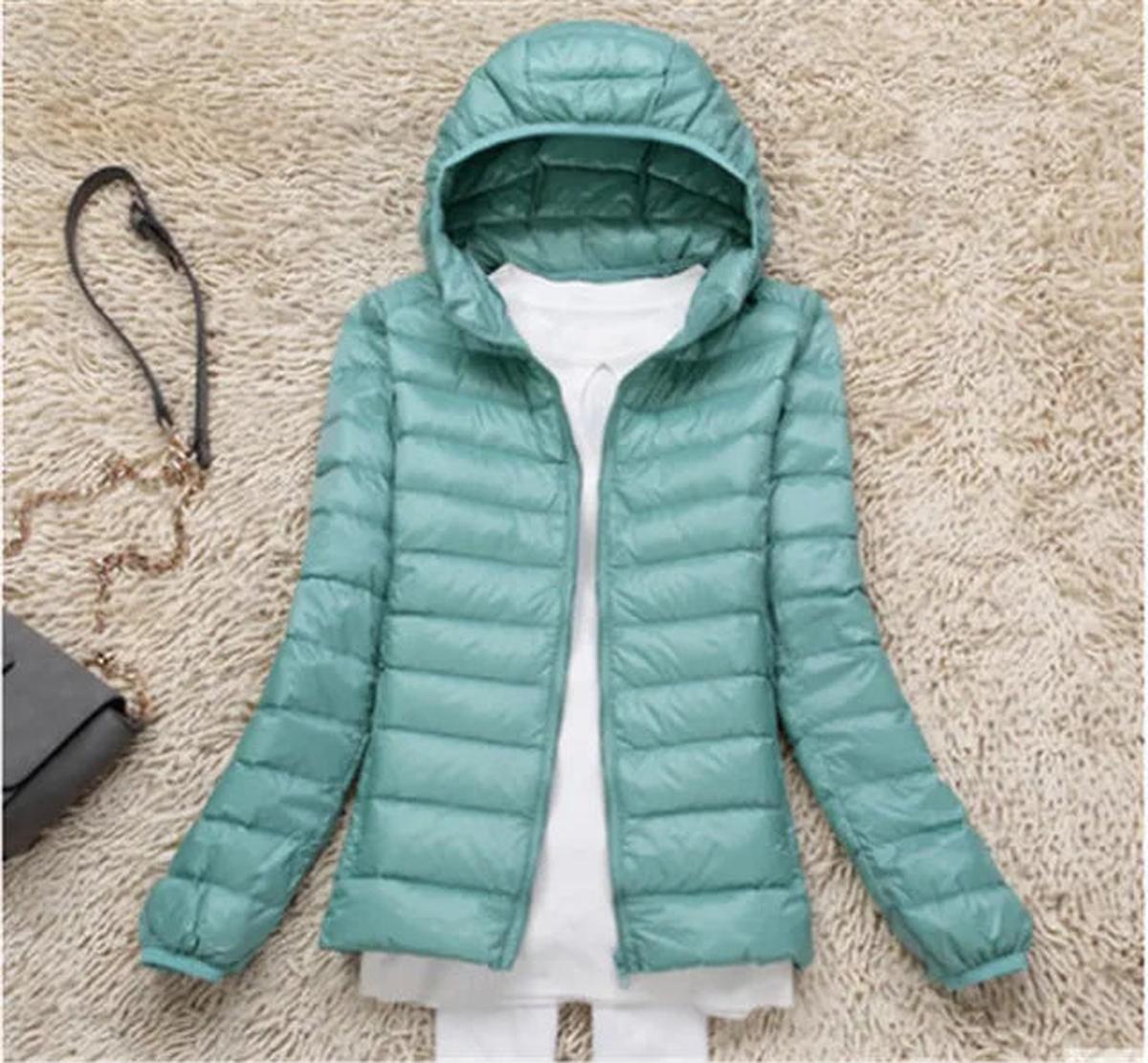 Ultralight Packable Down Coat With Hood