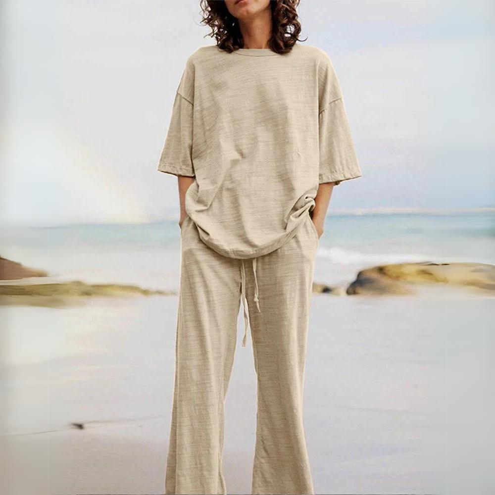 Liliane® | Elegant cotton and linen set