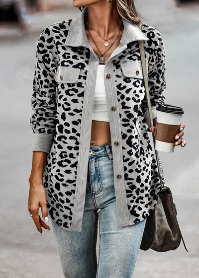 Gerlinde® | Chic women's jacket with leopard print