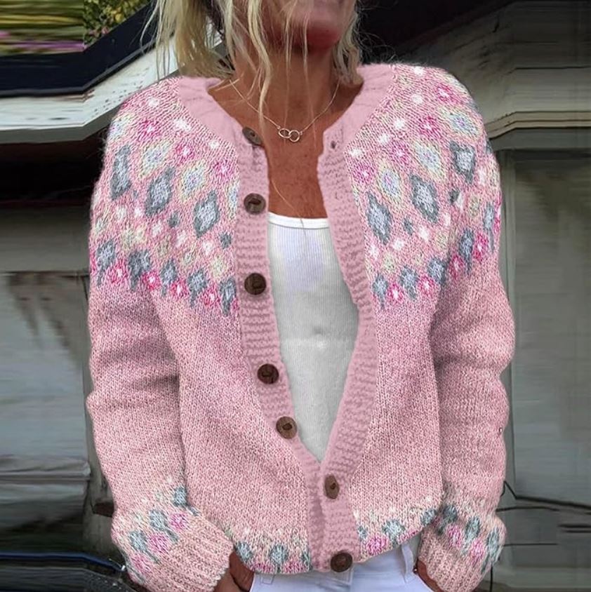 Alexandra | Loose-Fitting Feminine Cardigan