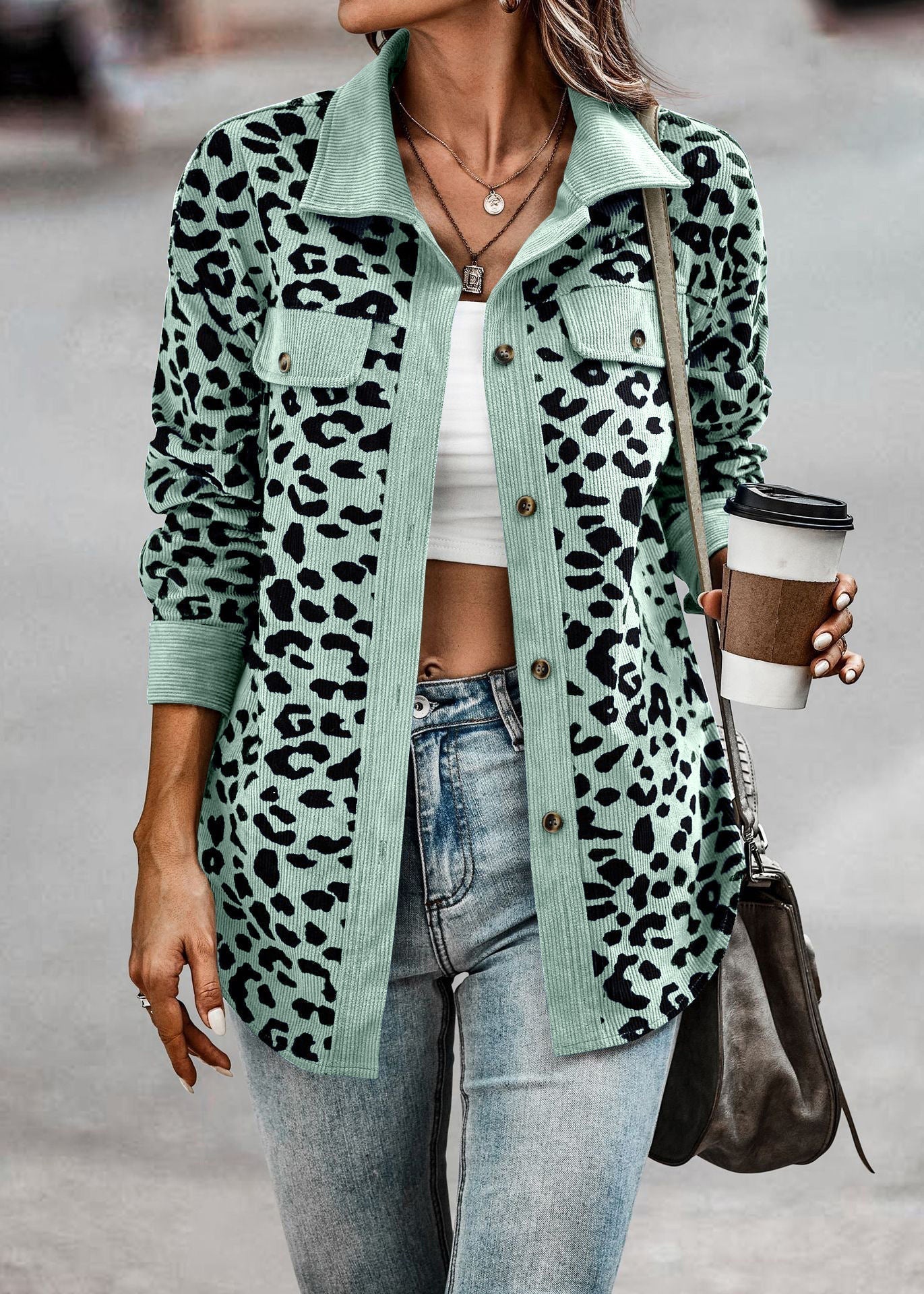 Gerlinde® | Chic women's jacket with leopard print