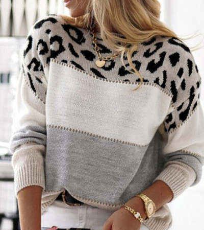 Nora | Bold Leopard Sweater