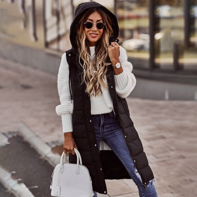 Aranzazu® | Knee-length quilted vest for women
