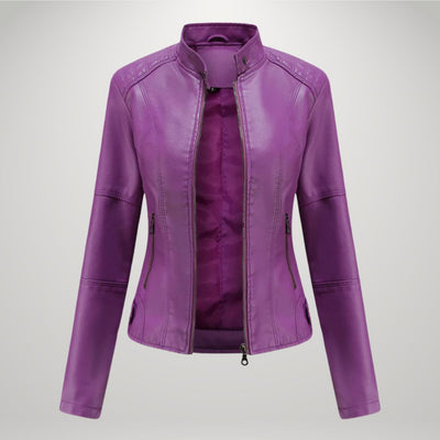 Lessy | Sleek Faux Leather Jacket