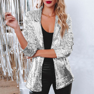 Victoria® | Heidi sequin blazer